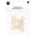 Rico Design 500216 Perle Quadratische Perle Holz Natürlich/Natur 8 Stück(e)