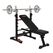 HAMMER Force 4.0 Flache Hanteltrainingsbank Einstellbare Rückenlehne Haus Schwarz, Rot