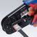 Knipex 97 51 10 Kabel-Crimper Crimpwerkzeug Schwarz, Blau, Rot
