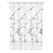 Kleine Wolke Marble Duschvorhang Öse Polyester Marmorfarbe