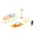 Spielba Holzspielwaren 550264 Puppenstuben-Zubehör Möbelgarnitur