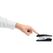 Leitz 56030095 Tacker Flacher Clinch Schwarz, Farbe: Schwarz