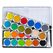 Eberhard Faber 578324 Farbe auf Wasserbasis Schwarz, Blau, Braun, Grün, Grau, Orange, Pink, Rot, Türkis, Gelb Palette 24 Stück(e)