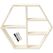 Creativ Company 57898 Regal Modulares Regal Wandverteiler Holz