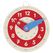 Goki 58485 Wand- /Tischuhr Kreis Beige, Blau, Rot