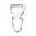 Victorinox Sparschäler RAPID weiss rostfreier Stahl, ABS, Julienne