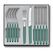 Victorinox Besteck-Set Swiss Modern 12-teilig, Salbeigrün