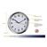 TFA-Dostmann Analoge Funk-Wanduhr mit Edelstahl-Rahmen