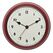 TFA-Dostmann 60.3541.05 Wand- /Tischuhr Rund Rot, Farbe: Rot