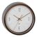 TFA-Dostmann 60.3547.10 Wand- /Tischuhr Atomuhr Rund Grau, Farbe: Grau