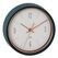 TFA-Dostmann 60.3547.20 Wand- /Tischuhr Atomuhr Rund Farbe Petrol, Farbe: Farbe Petrol