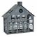CHALET 601-83278.024 Kerzenständer Metall Dunkelblau