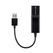 Belkin F4U047BT Kabeladapter RJ-45 USB 2.0 Type-A Schwarz