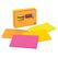 Post-It Super Sticky Notes, 6 in x 4 in, Rio de Janeiro Collection, 8 Pads/Pack Klebezettel Orange, Pink, Gelb 45 Blätter Selbstklebend