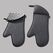 Moha MAXI PROTECTOR Topflappen 2 Stück(e) Schwarz Neopren 220 °C