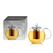 Creano Glas-Teekanne 0.85L Einzelne Teekanne 850 ml Transparent
