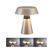 Paulmann LED Akkutischleuchte Lirox IP44, white switch, sz/champagner