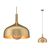 Paulmann Pendelleuchte Embla II E27, gold metall/metall