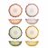 Bloomingville Kana Dessertschale 0,12 l Rund Glas Gemischte Farben 4 Stück(e)