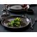 BITZ 821255 Teller Essteller Rund Steingut Grau