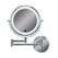 Kleine Wolke Lumi Mirror Make-up-Spiegel Schrauben Rund Silber