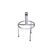 Doppler 85298UN Sonnenschirmständer Basis Silber Stahl