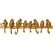 KARE 86205 Wandhalterung Drinnen Universalhaken Gold