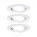 Paulmann EBL Set Nova Coin 3-stepdim 3x6W 2700K 230V weiss matt
