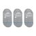 Stance Icon No Show 3 Pack Sneaker-Socken Grau 3 Paar(e)
