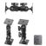 Brodit 202016 Montage-Kit Schwarz Aluminium, Kunststoff