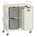 Vasagle BLH202G01 Wäschekorb 100 l Spanholzplatte, Stoff, Stahl Beige, Cremefarben, Grau