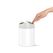 simplehuman CW2079 Mülleimer 1,5 l Rund Kunststoff, Stahl Weiß