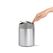 simplehuman CW2084 Mülleimer 1,5 l Rund Kunststoff, Edelstahl Gebürsteter Stahl, Grau