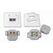 Wirewin DD-TRIO-K5E UP2 WS Steckdose Weiß