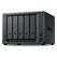 Synology DiskStation DS1525+ NAS Ryzen Embedded V1500B 8 GB DDR4 20 TB HDD Schwarz, Kapazität: 20 TB