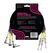 Ernie Ball P06076 Audio-Kabel 0,46 m 6.35mm Schwarz, Gelb