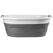 FTM F01121 Wäschekorb 36 l Oval Polypropylen (PP) Grau, Weiß
