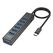ONIT F01257 Schnittstellen-Hub USB 3.2 Gen 1 (3.1 Gen 1) Type-C 5000 Mbit/s Schwarz