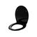 COCON F01450 Toilettensitz Harter Toilettensitz Polypropylen (PP) Schwarz