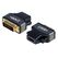 ONIT F01498 Kabeladapter DVI-D HDMI Schwarz, Grau