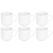 Furber. F01596 Tasse Weiß Kaffee 6 Stück(e)