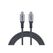 ONIT F01759 Thunderbolt-Kabel 1 m 40 Gbit/s Schwarz, Grau
