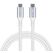 ONIT F01980 USB Kabel USB4 Gen 2x2 1 m USB C 40 Gbit/s 240 W Weiß