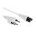 Furber. F.power Netzkabel C5-T12 1.8m ws Schwarz, Weiß 1,8 m C5-Koppler