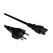 Furber. F03043 Stromkabel Schwarz 1,8 m T12 C5-Koppler