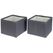 COCON F03068 Aufbewahrungsbox Quadratisch Textil Grau