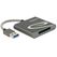 DeLOCK 91583 Kartenleser USB 3.2 Gen 1 (3.1 Gen 1) Grau