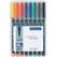 Staedtler 317 WP8 Permanent-Marker Schwarz, Blau, Braun, Grün, Orange, Rot, Violett, Gelb 8 Stück(e)