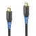 PureLink FI-U400-010 USB Kabel USB4 Gen 2x2 1 m USB C 20 Gbit/s 100 W Schwarz, Blau, Farbe: Schwarz, Blau, Länge: 1 m