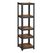 Songmics GLR037B01 Regal Regalboden Freistehend MDF-Platten, Stahl Schwarz, Braun